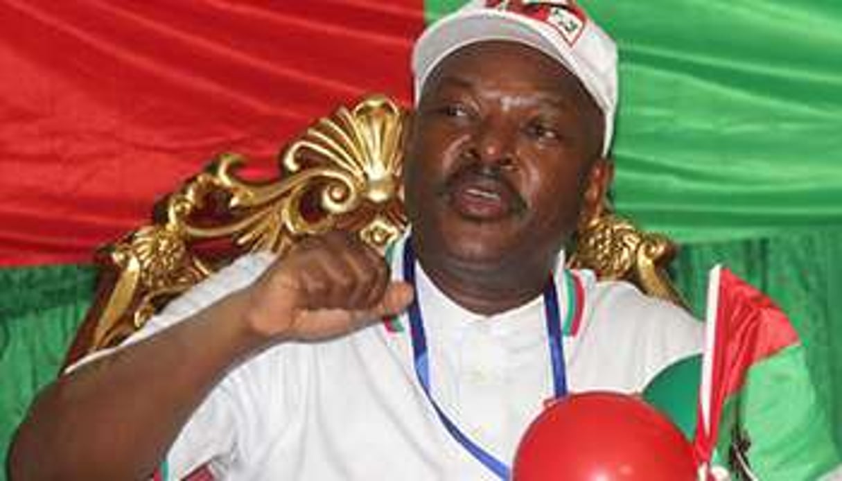 Pierre Nkurunziza, président sortant burundais. © AFP