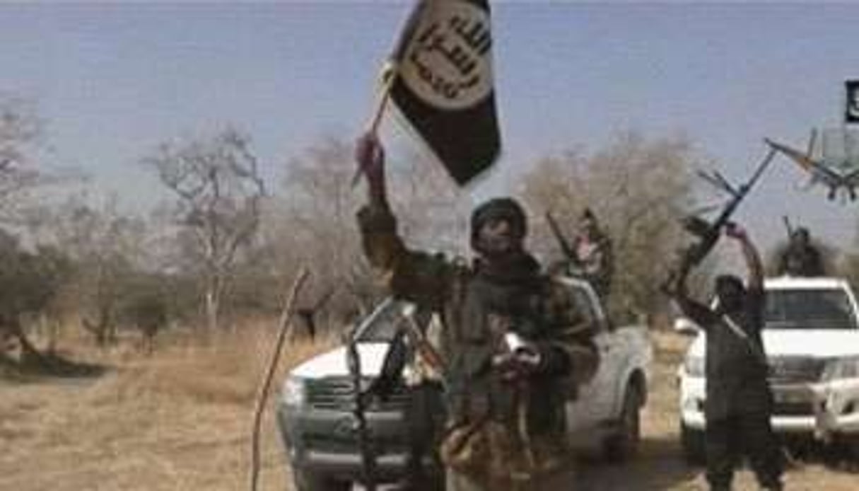 Des hommes de Boko Haram. © Capture d’écran d’une vidéo diffusée le 20 janvier.