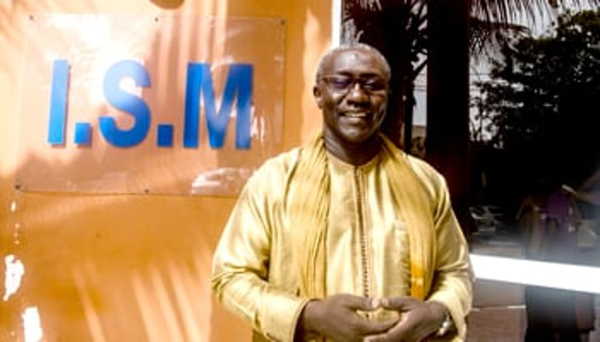 Amadou Diaw est le fondateur du groupe d’enseignement privé sénégalais ISM. © Guillaume Bassinet pour J.A.