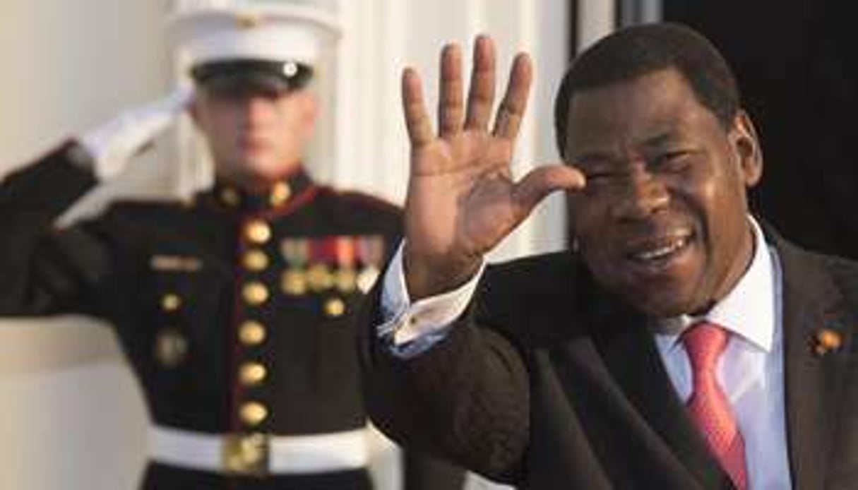 Le président du Bénin Boni Yayi à Washington, le 5 août 2014 © Brendan Smialowski/AFP