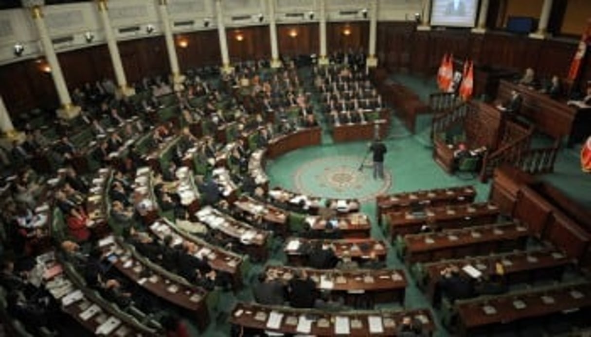 Les députés tunisiens ont adopté le projet de loi portant sur la convention de crédit entre la Tunisie et le FIDA. © FETHI BELAID / AFP