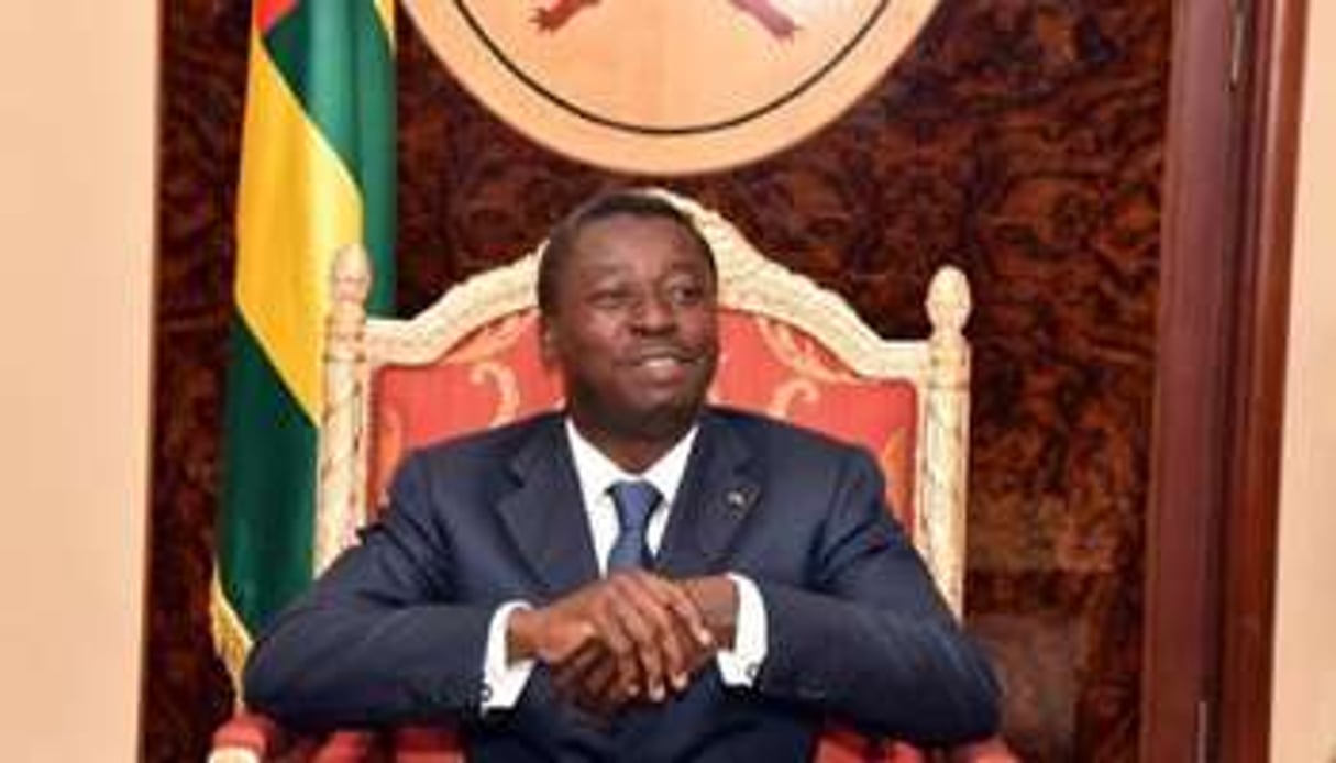 Faure Gnassingbé au lendemain de sa réélection. © AFP