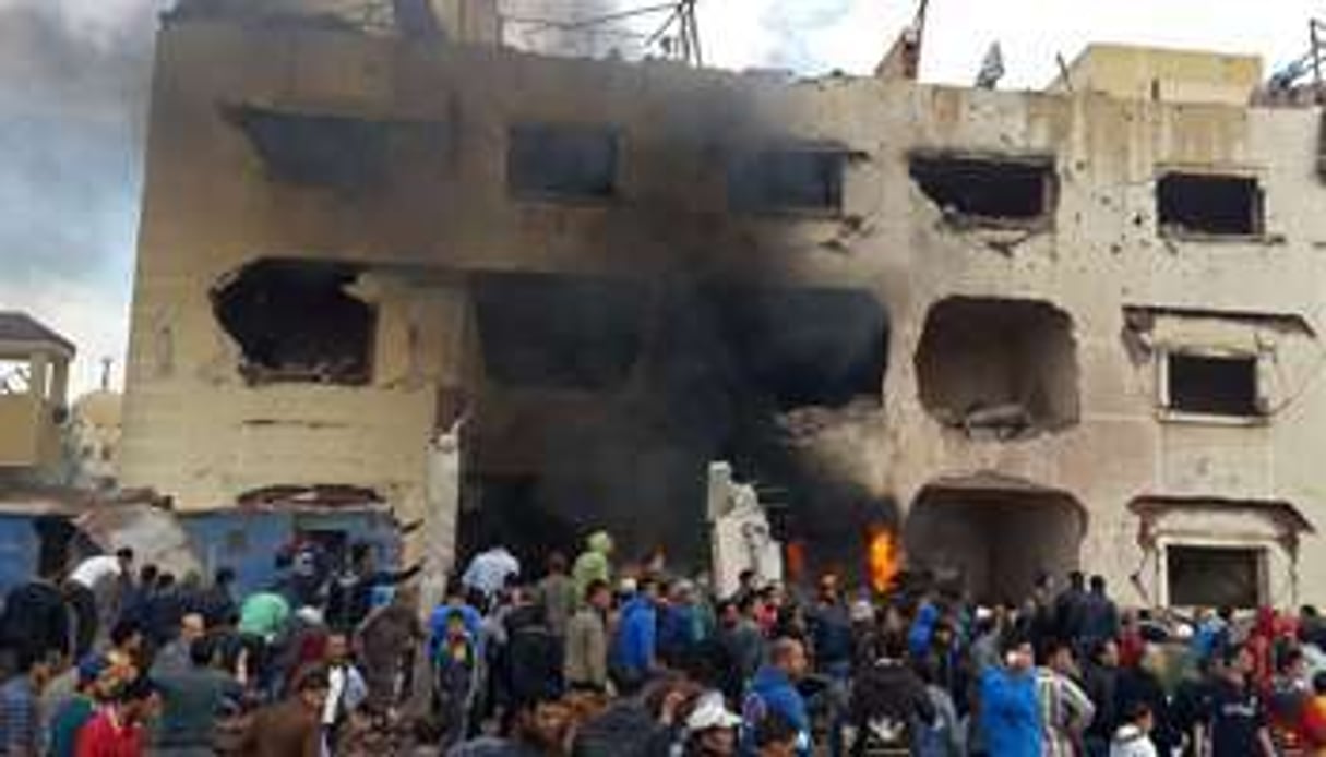 Les attentats se sont multipliés au Sinaï, ici le 12 avril dans la province El Arish © Muhamed Sabry/AP/SIPA