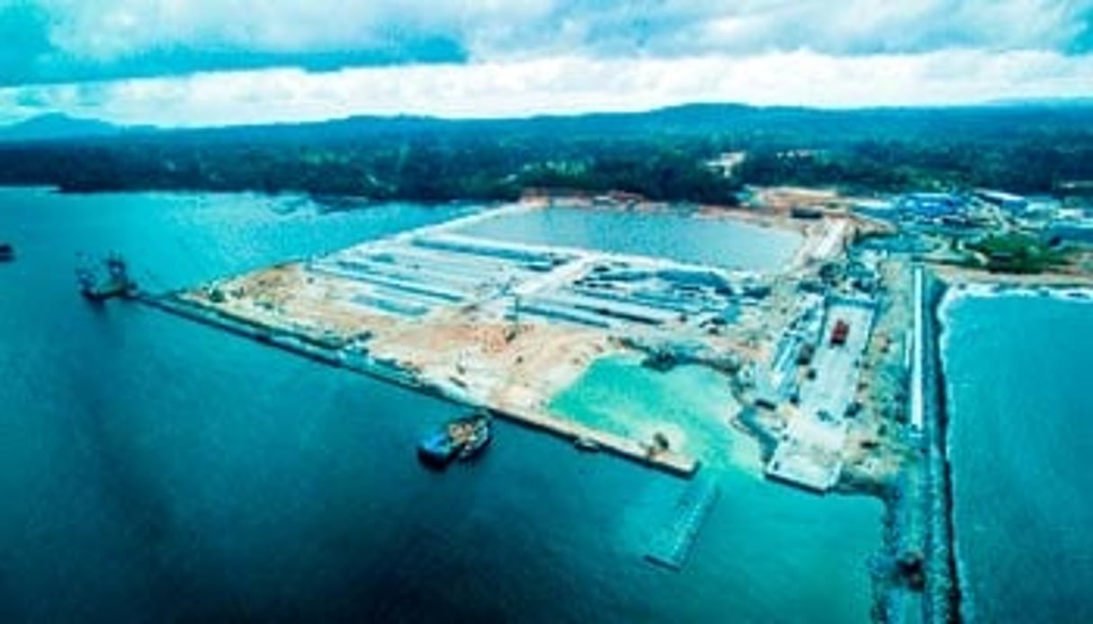 Le complexe portuaire de Kribi, au Cameroun, comptera à terme une vingtaine de terminaux. © Abel Aimé Menoba
