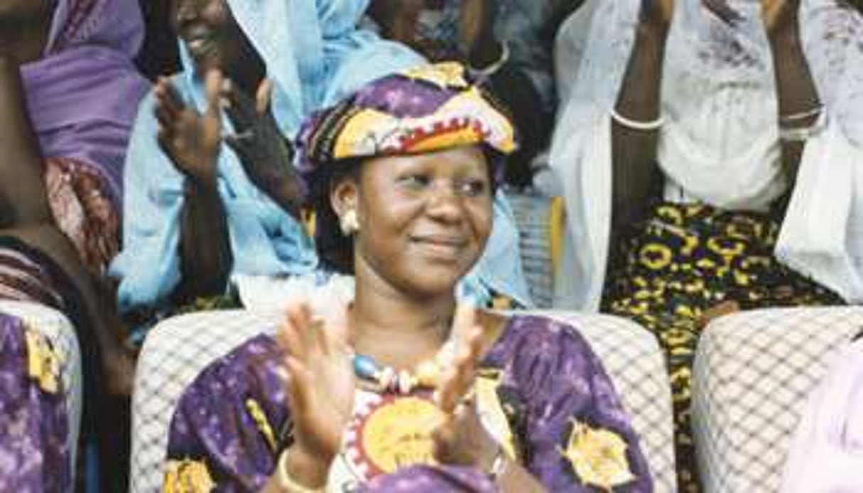 Mariam Sankara à Ouagadougou, en 1985, deux ans avant l’assassinat de son mari. © BSF/Archives Jeune Afrique