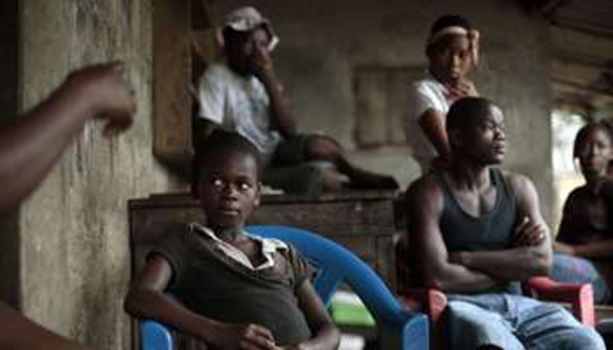 Des survivants au virus Ebola, ici le 28 septembre 2014 à Monrovia © Jerome Delay/AP/SIPA