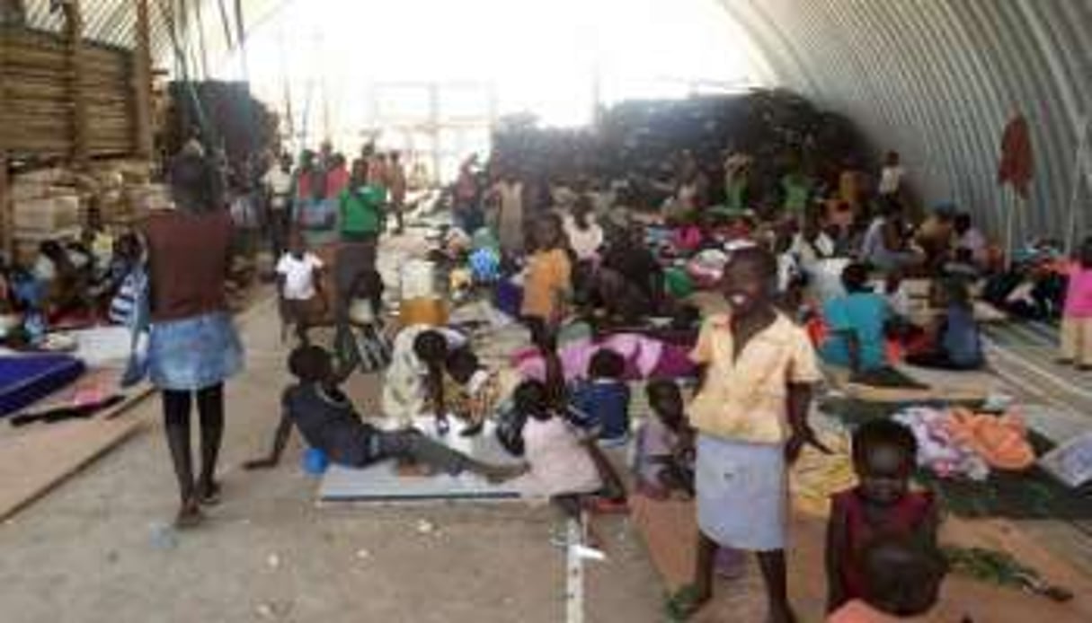 Des réfugiés dans un camp de Juba. © AFP