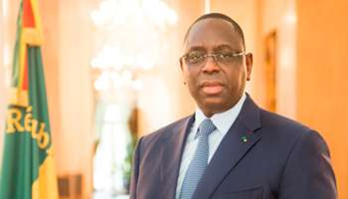 Macky Sall, en septembre 2014 au palais présidentiel de Dakar. © Youri Lenquette/J.A.