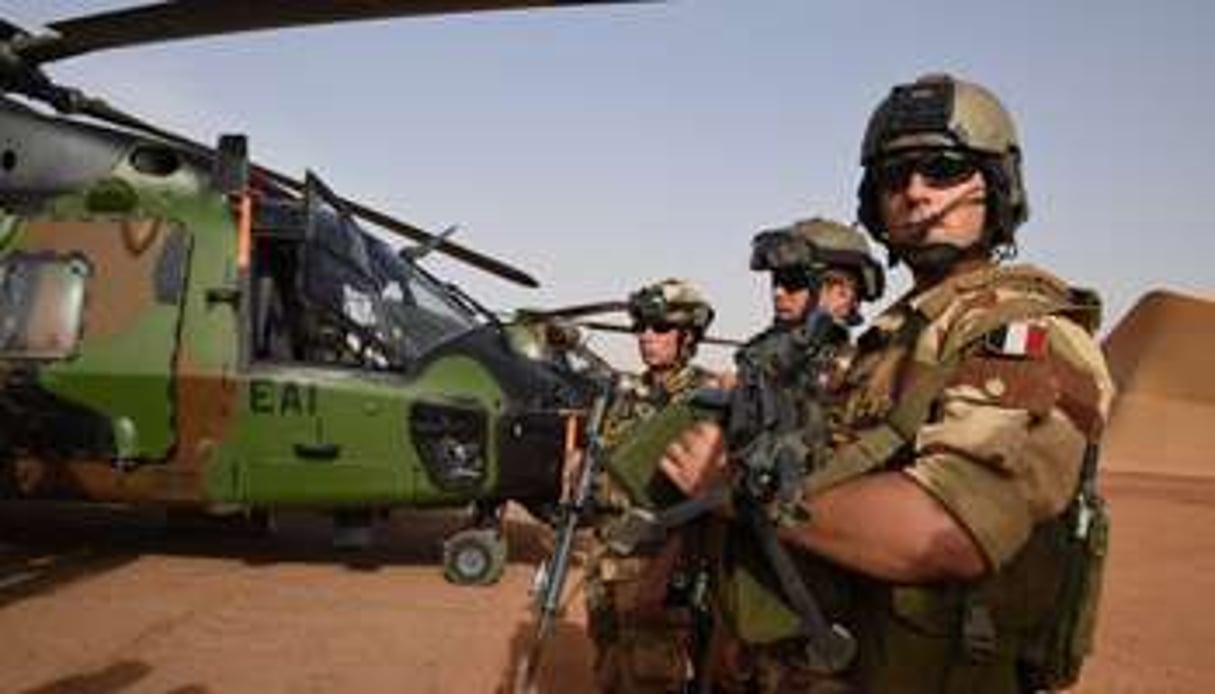 Des soldats français de l’opérations Barkhane au Mali, le 2 janvier 2015. © Dominique Faget/AFP