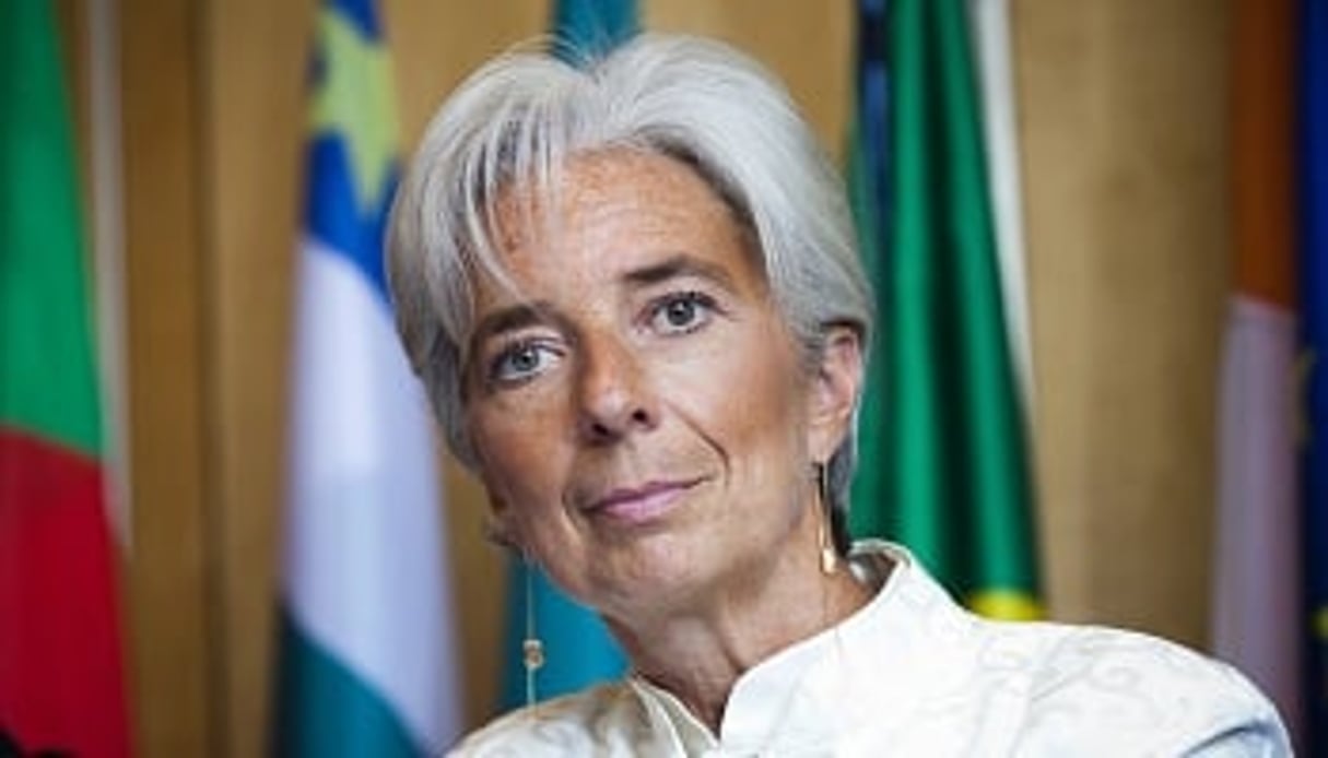 La Française Christine Lagarde est la directrice générale du FMI. © Bruno Lévy pour J.A.