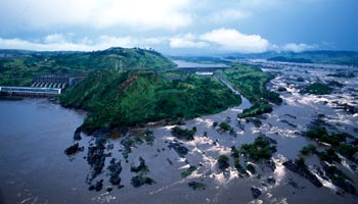Estimé à 50 milliards de dollars, le barrage Grand Inga en RDC, s’annonce être le projet le plus coûteux jamais supporté par l’institution. © Jean-Luc Dolmaire / J.A