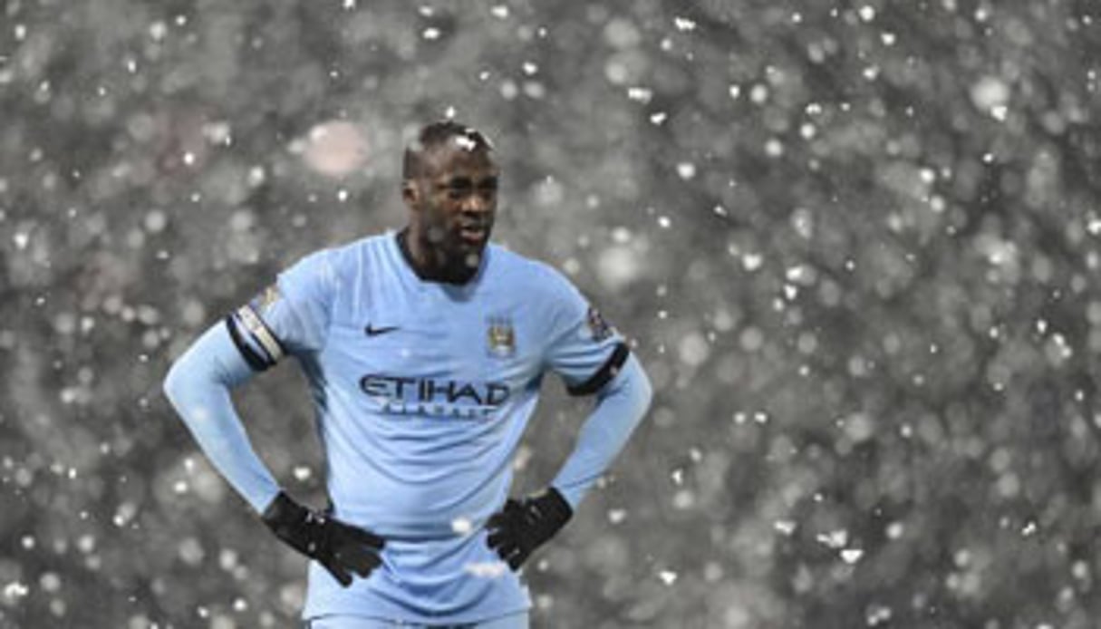 L’international ivoirien Yaya Touré, sociétaire de Manchester City. © AFP