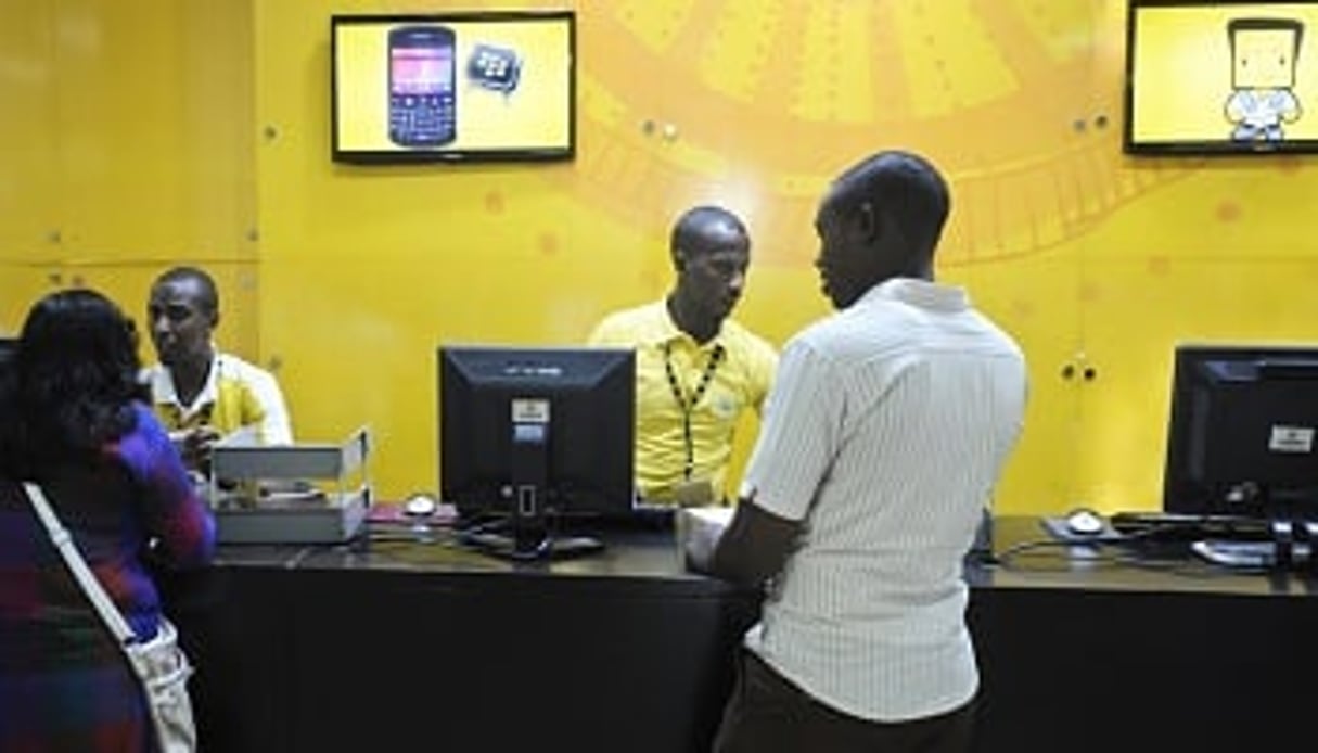 Avec 3,5 millions d’abonnés, MTN Rwanda est le premier opérateur mobile du pays. © Vincent Fournier/JA