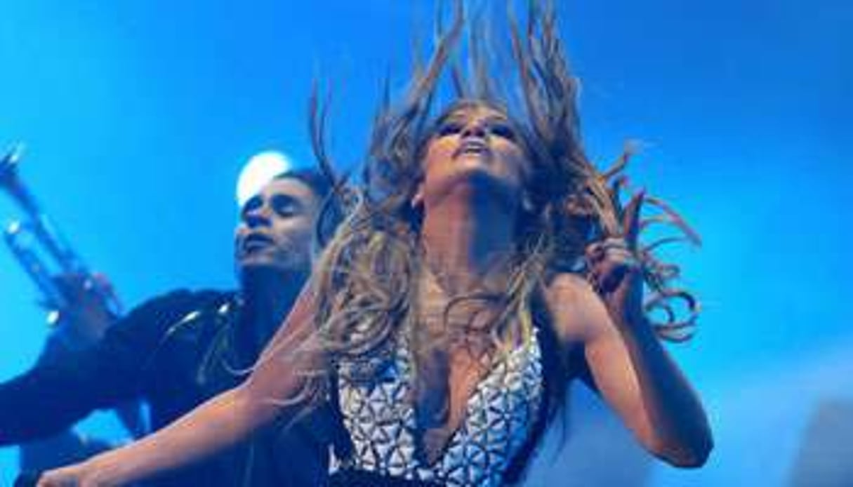 Jennifer Lopez au festival Mawazine 2015. © Abdeljalil Bounhar/AP/SIPA
