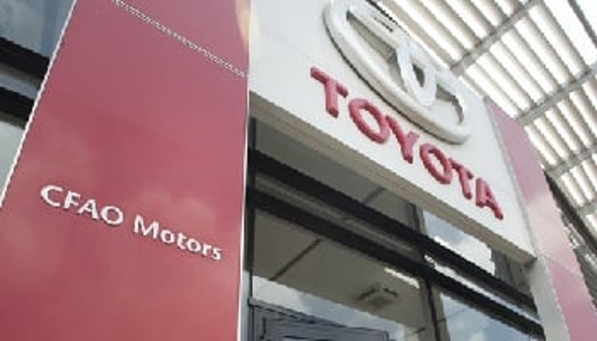 La concession de CFAO à Abidjan distribue exclusivement la marque Toyota. © Sylvain Cherkaoui pour J.A.
