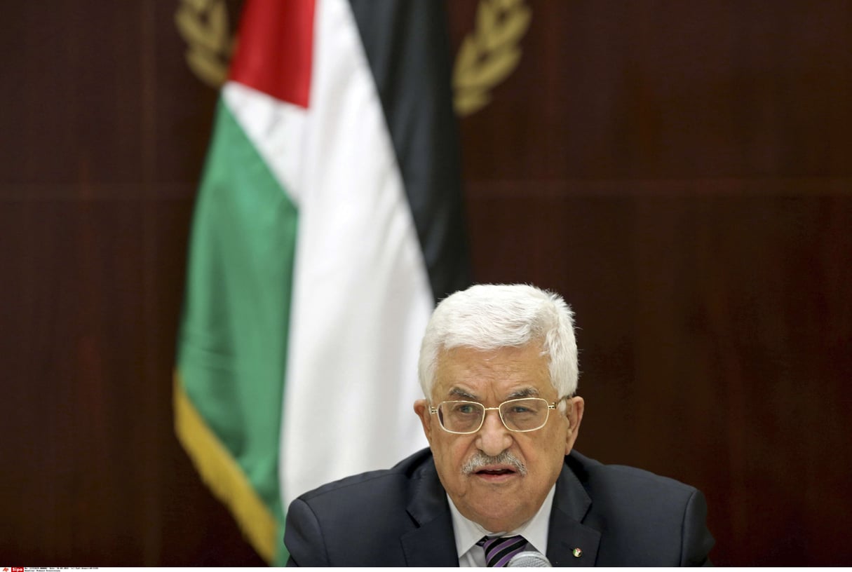 Le président palestinien Mahmoud Abbas. © Fadi Arouri/AP/SIPA