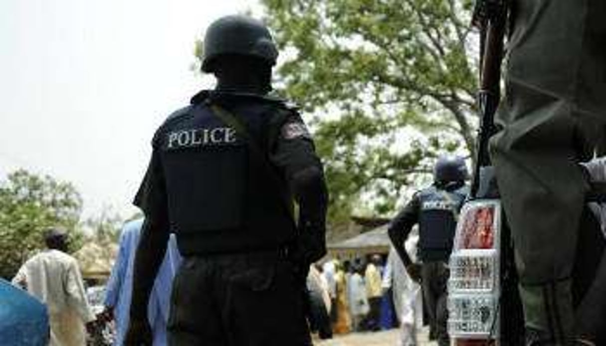 Photo d’illustration d’un policier au Nigeria. © AFP