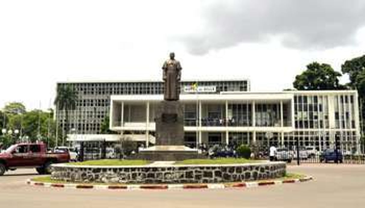 La place de l’Hôtel de ville, à Brazzaville. © AFP