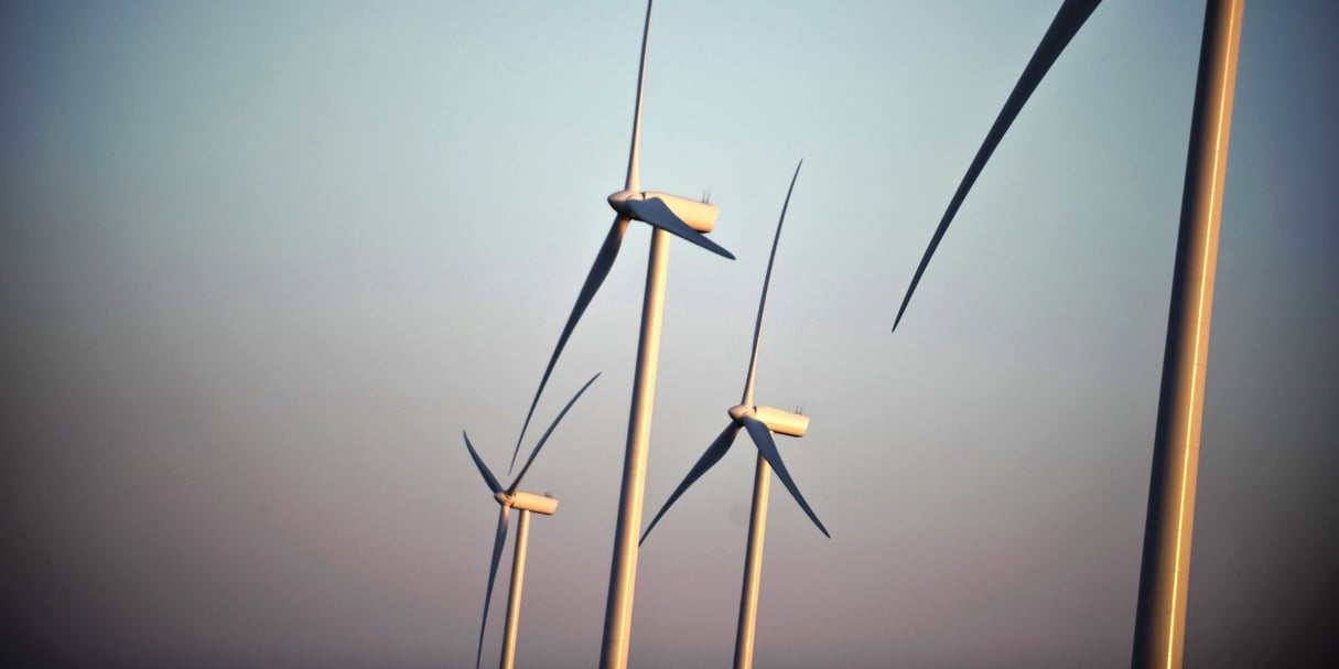 Le parc éolien de West Coast One a demandé 160 millions euros d’investissements © AFP PHOTO / JEFF PACHOUD