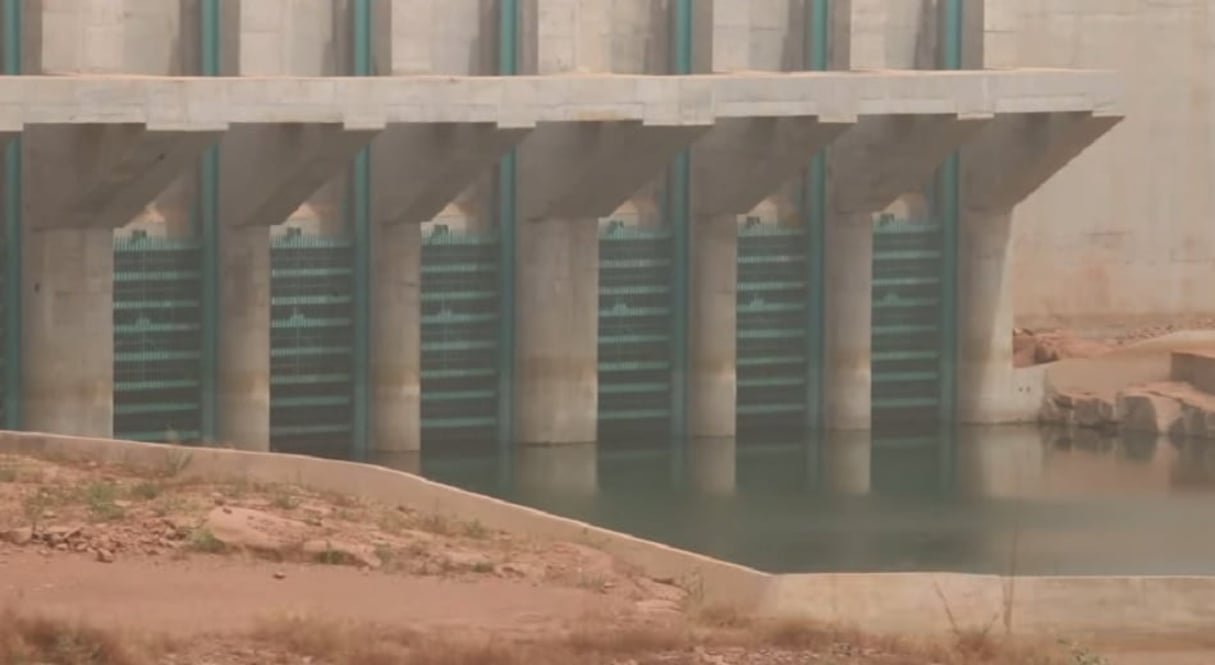 Vue des installations électriques de Kaléta, en Guinée. © Capture d’écran/AFP/Youtube