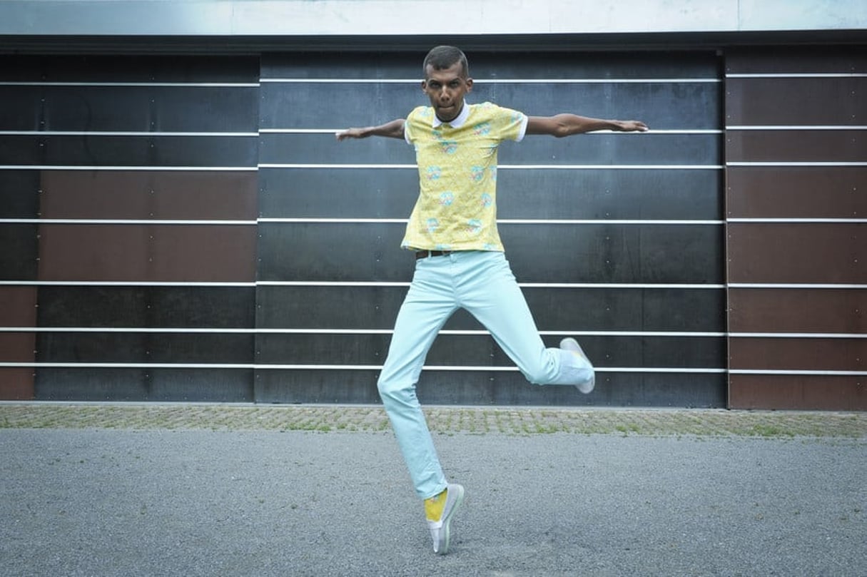 Stromae au centre culturel de karlsruhe (Allemagne), le 14 mai 2014. © Vincent Fournier/J.A