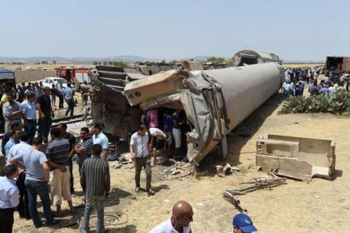 L’accident s’est produit près de la ville d’El Fahès, au sud ouest de Tunis. © AFP