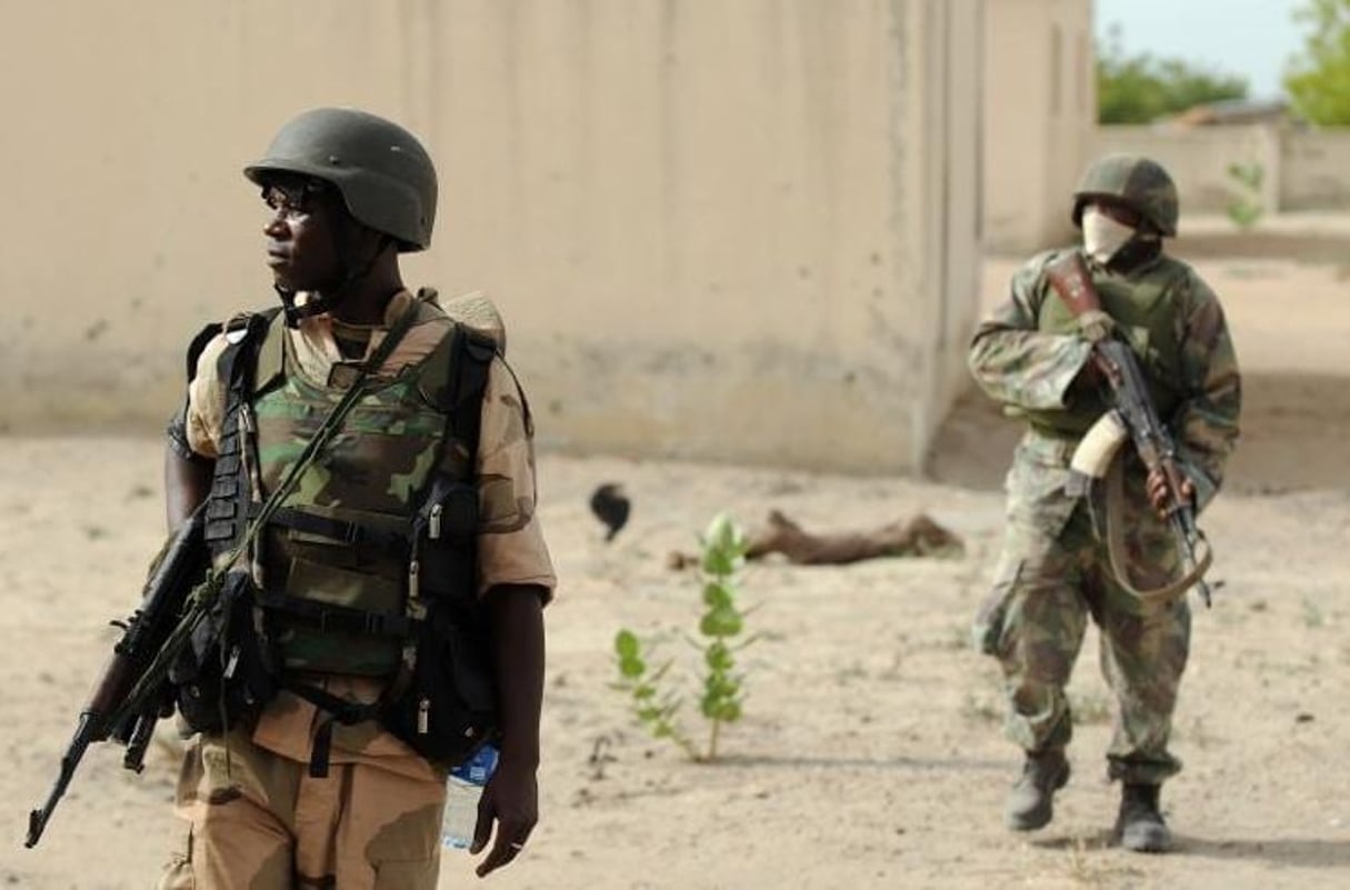 Des soldats nigérians. © Quentin Leboucher/AFP