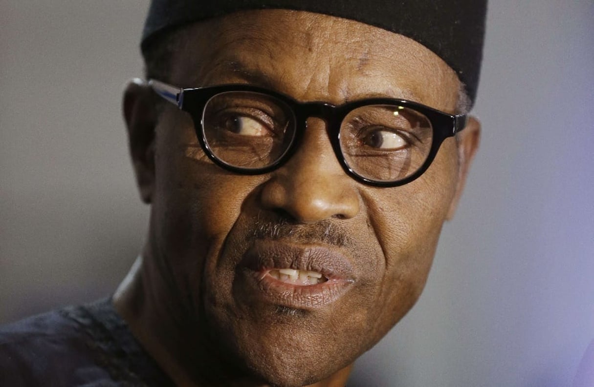 Muhammadu Buhari, le président nigérian. © Sunday Alamba/AP/SIPA