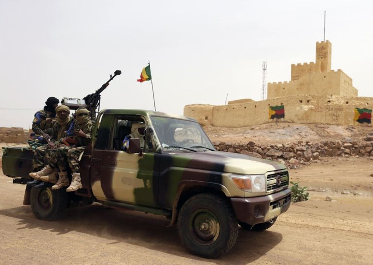 Un véhicule de l’armée malienne. © AFP