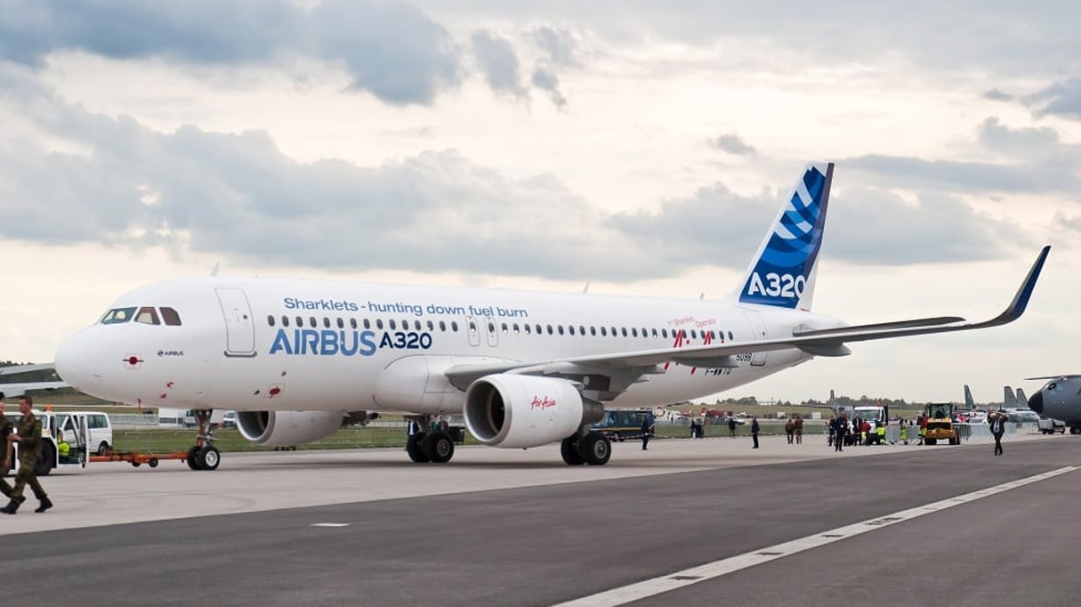 L’Airbus A320  peut transporter 150 passagers. © Wikimedia Commons