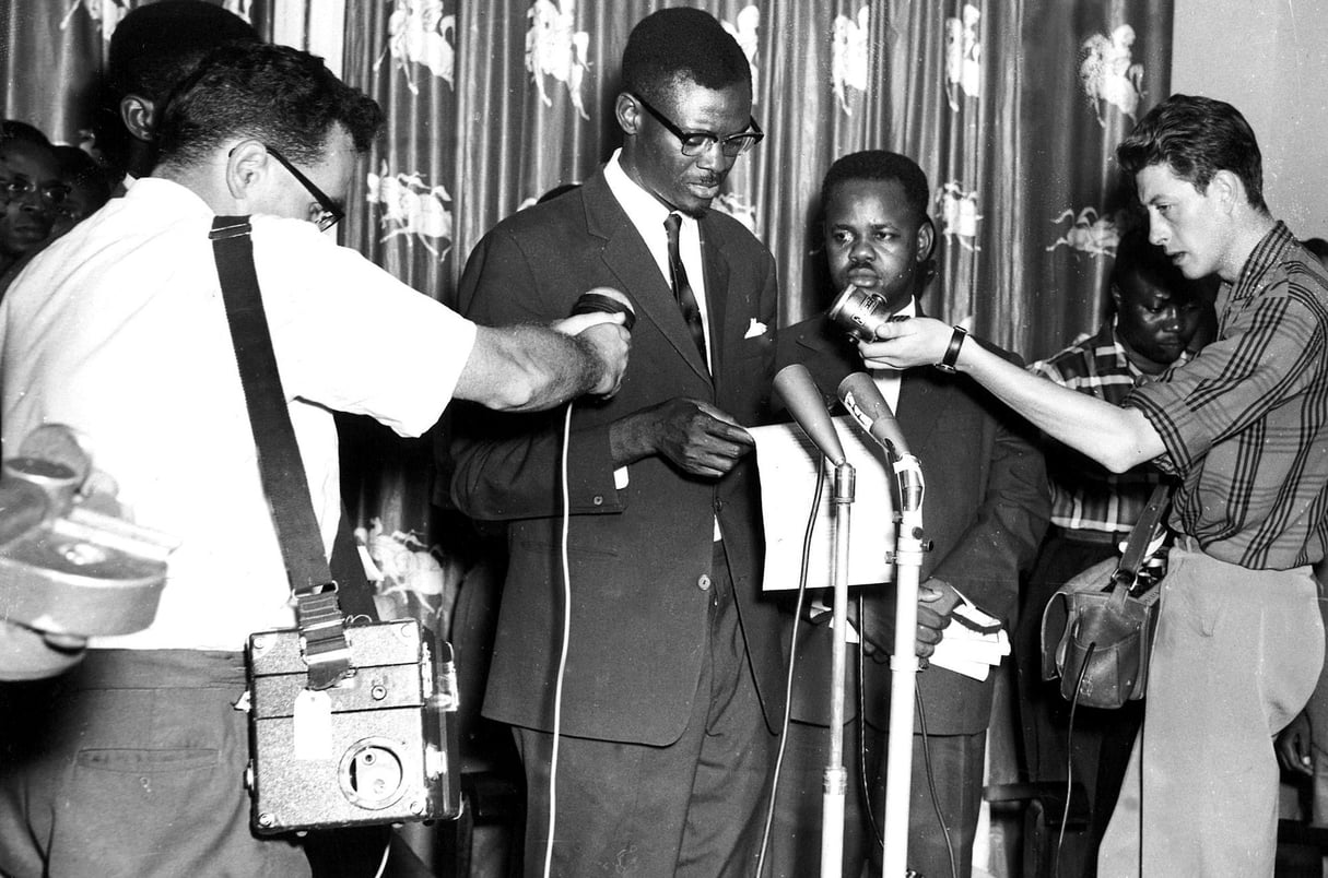 Patrice Émery Lumumba, le 8 septembre 1960, à Léopoldville. &copy; Archives JA