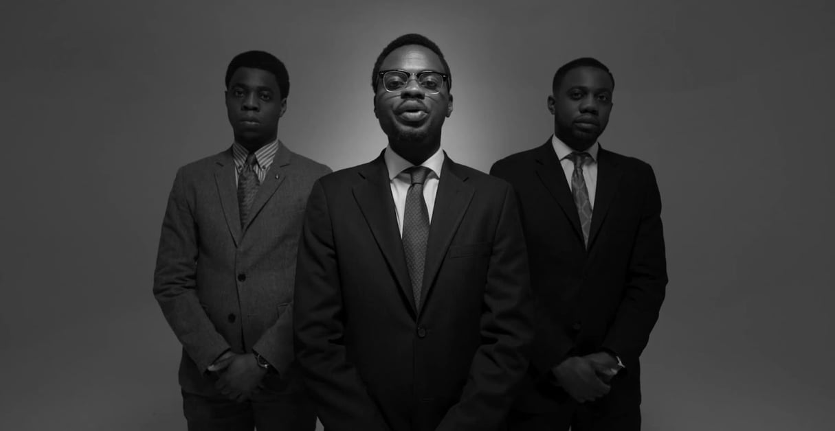 Teddy Lumumba et ses frères, extrait du clip « Patrice Lumumba » © Teddy Lumumba.