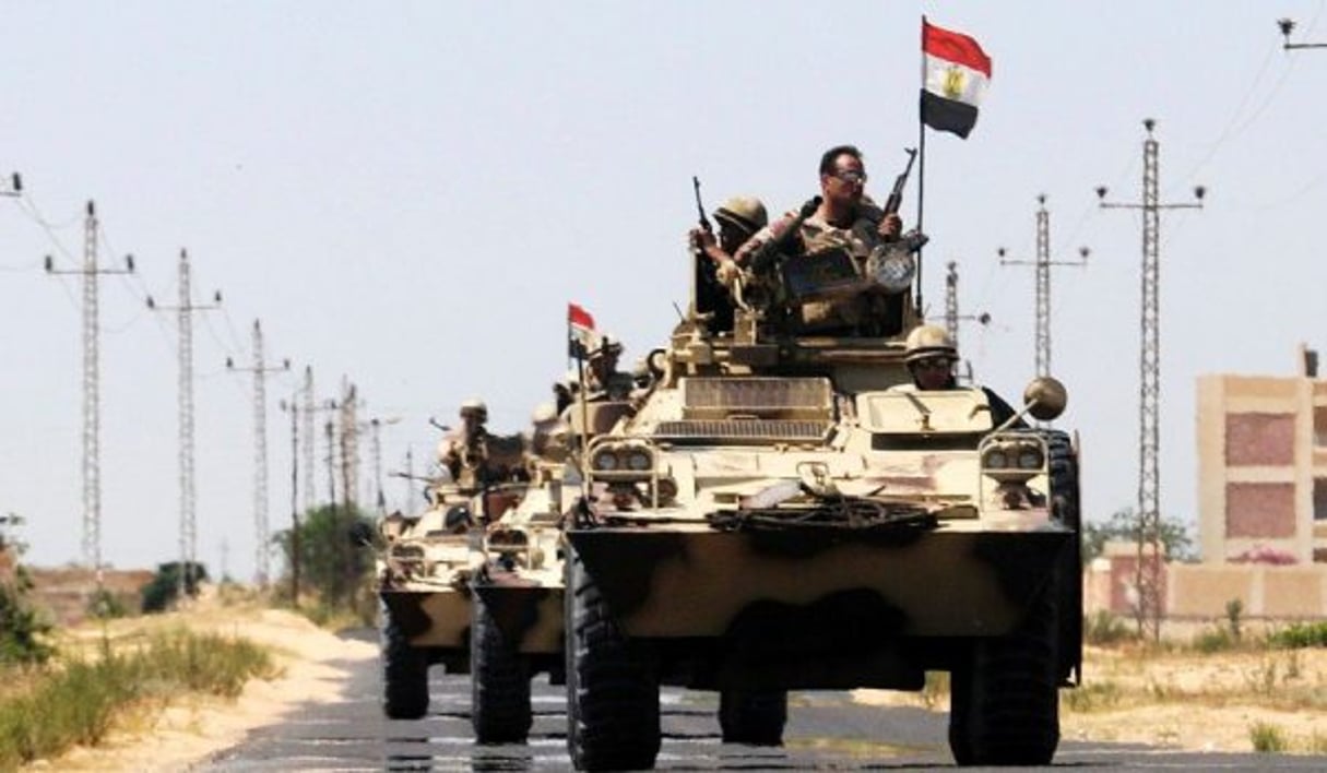 Une vague d’attaques simultanées de points de contrôle de l’armée  a eu lieu le 1e juillet dans le Sinaï. © AFP