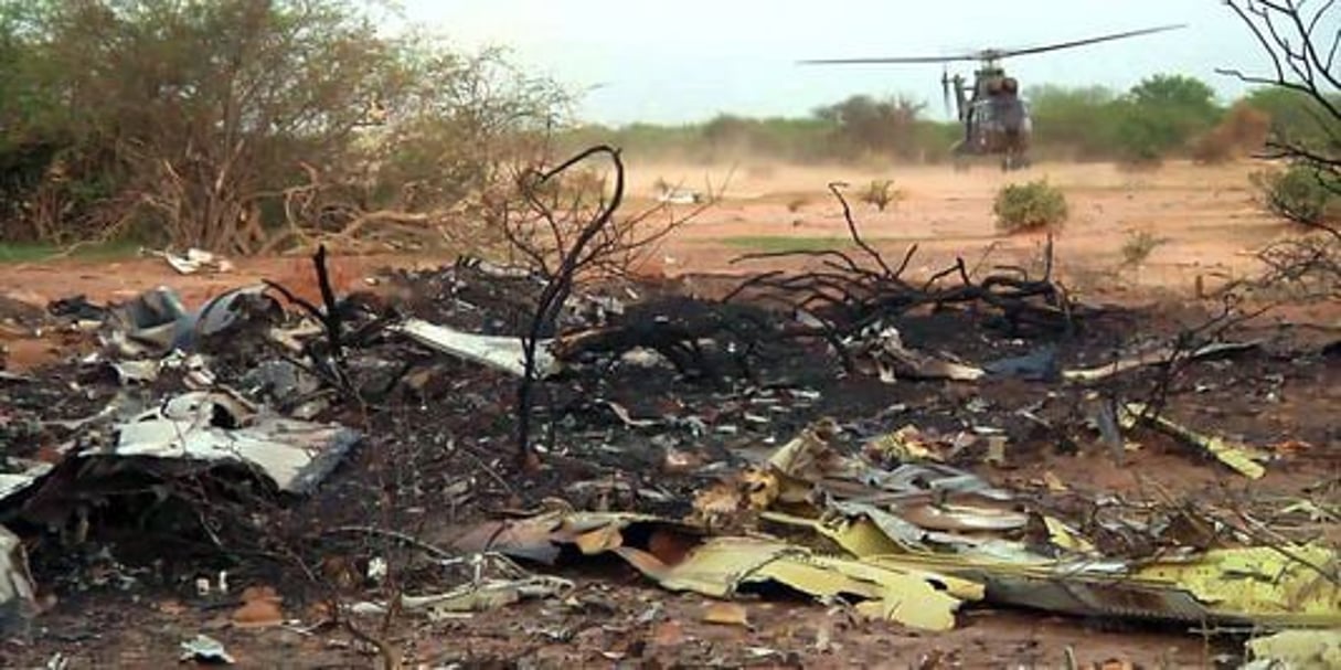 Les débris du vol AH 5017 d’Air Algérie ont été localisés le 25 juillet dans la région de Gossi, dans le nord-est du Mali. © AFP