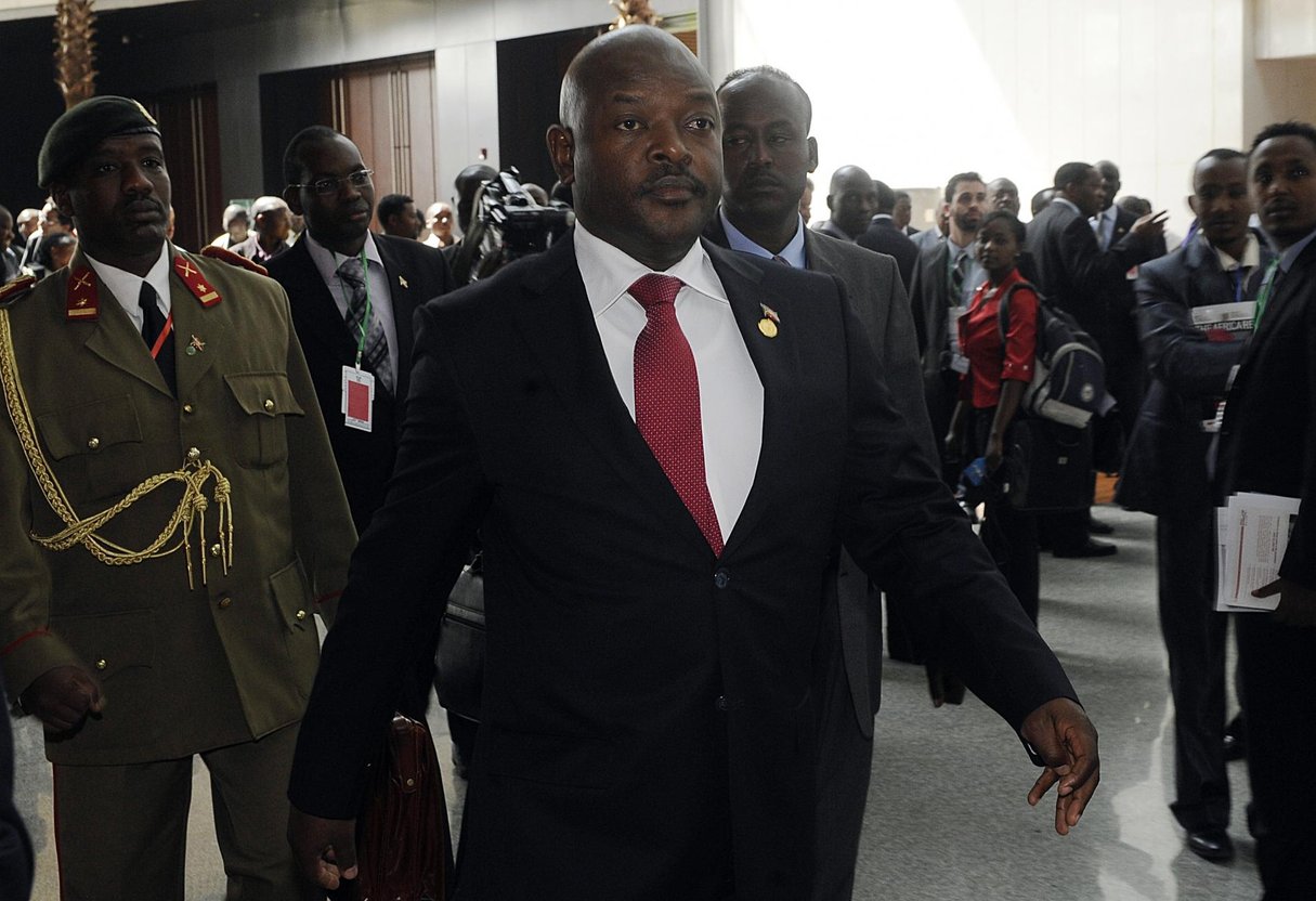 Le président du Burundi Pierre Nkurunziza, le 26 mai 2013 à Addis-Adeba. © Simon Maina/AFP