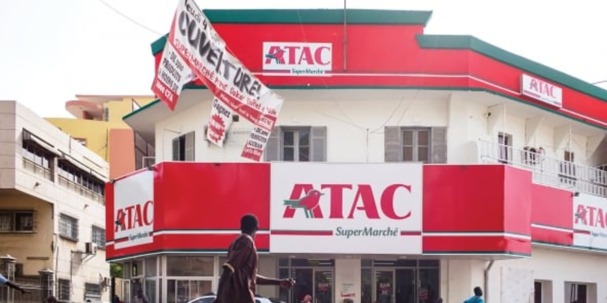 Atac a ouvert son premier supermarché au Sénégal début juin  2015. © Sylvain Cherkaoui pour J.A.