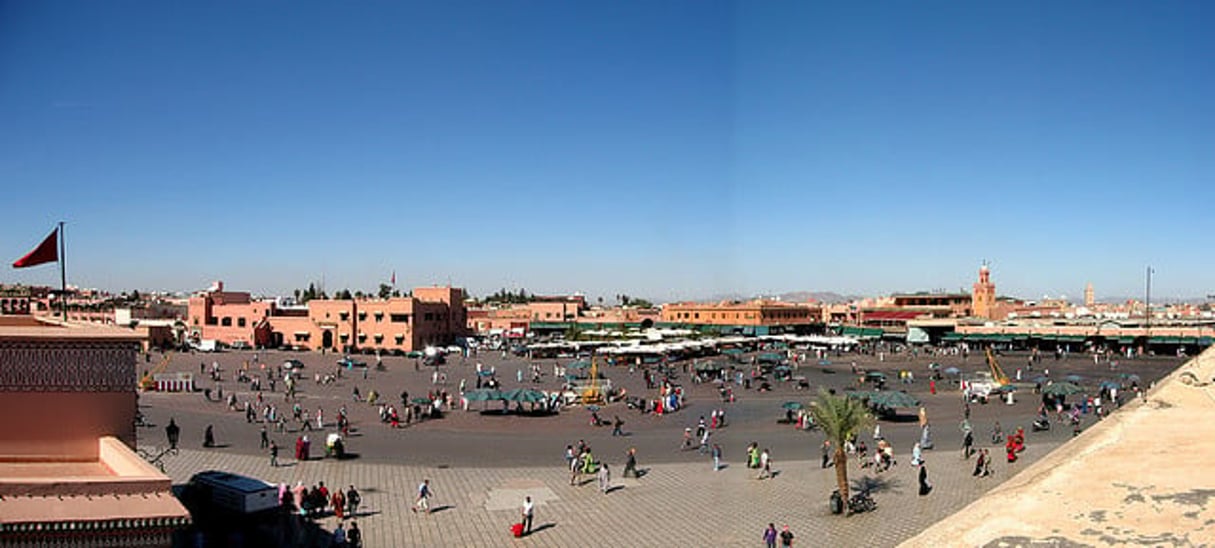 Place Jemaa el-Fna à Marrakech, au Maroc. © Pierre Metivier/Flickr