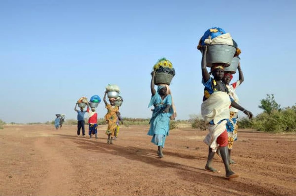 Des femmes Dogon à Binta au Mali, le 1er février 2013. © Eric Feferberg/AFP