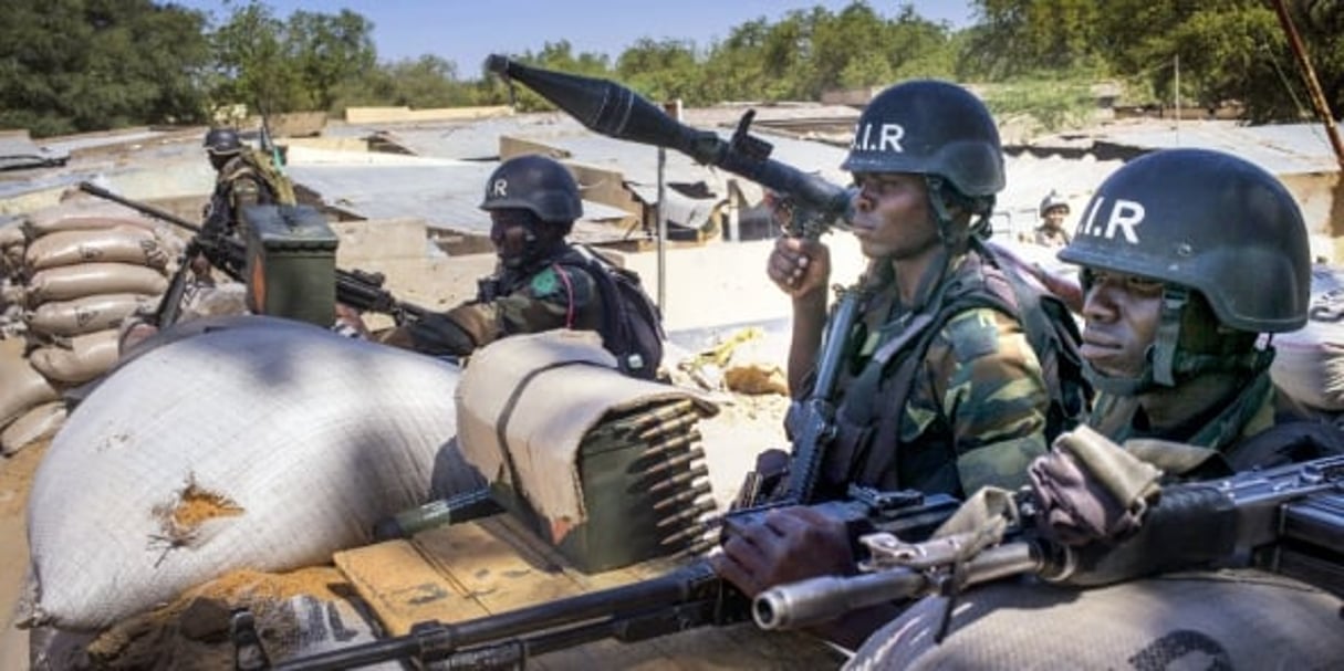 Des militaires camerounais déployés dans l’Etrême-Nord. © Noel Quidu