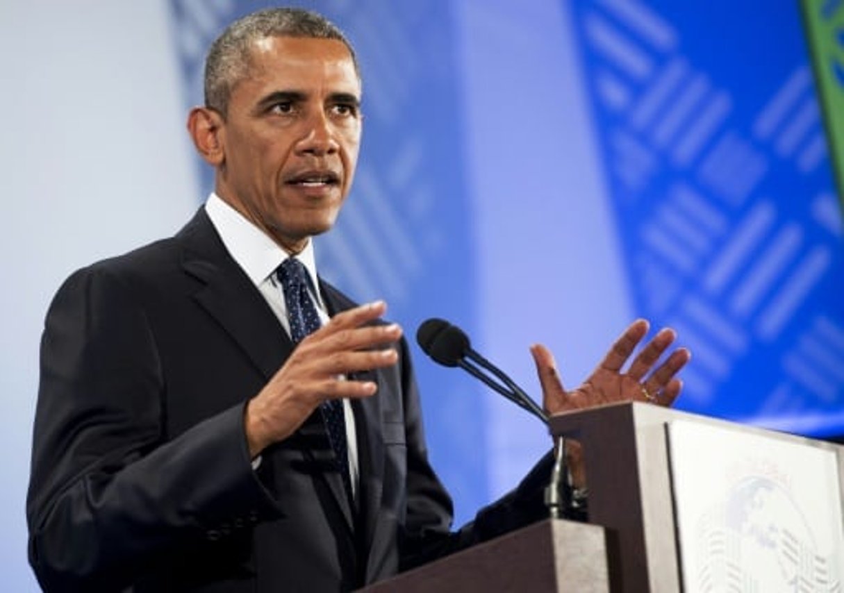 Barack Obama, le 25 juillet à Nairobi. © AFP