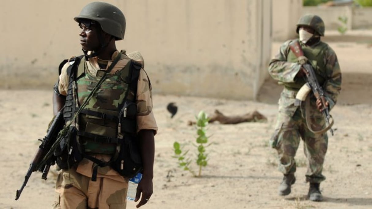 Des soldats nigérians, en février 2015. © AFP