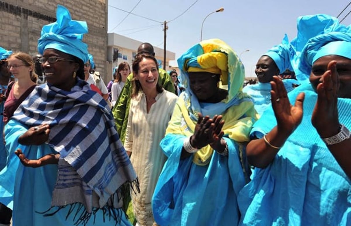 Ségolène Royal au Sénégal en 2009. © AFP