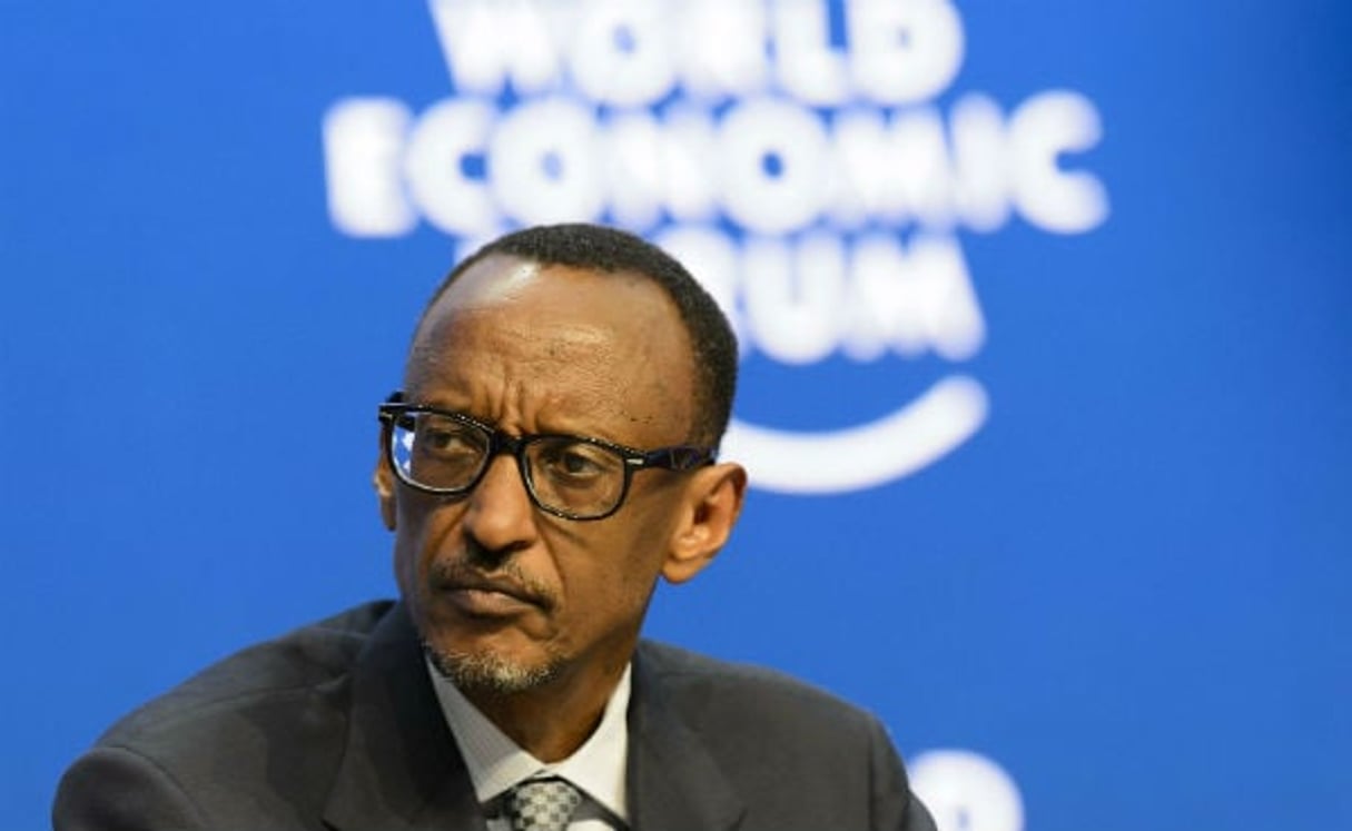 Paul Kagame, président du Rwanda, janvier 2015. © Jean-Christophe Bott/AP/SIPA