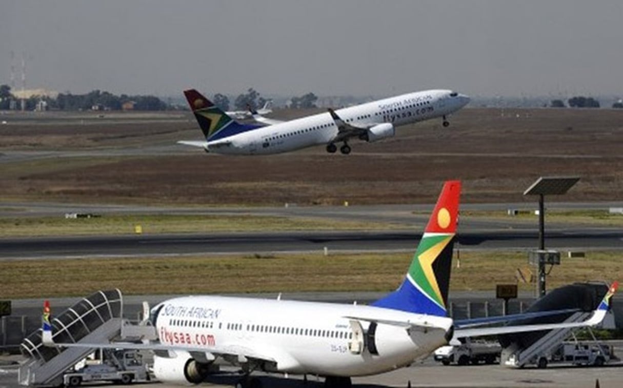 Des avions de la compagnie South African Airways. © AFP