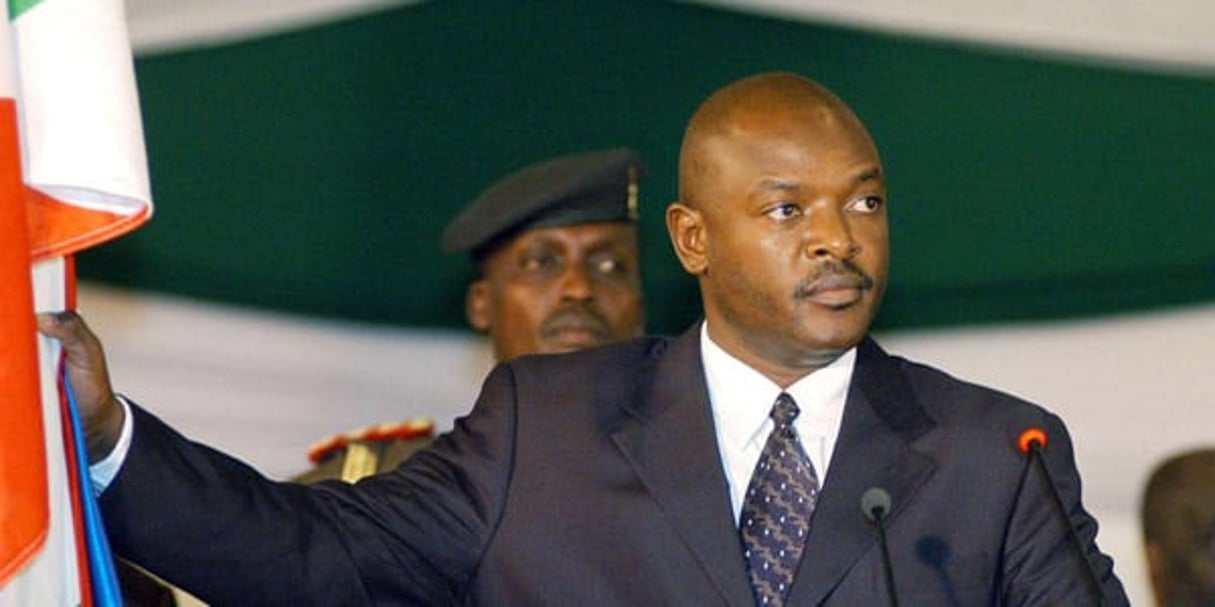 Pierre Nkurunziza à Bujumbura, le 26 août 2005. © RICCARDO GANGALE/AP/SIPA