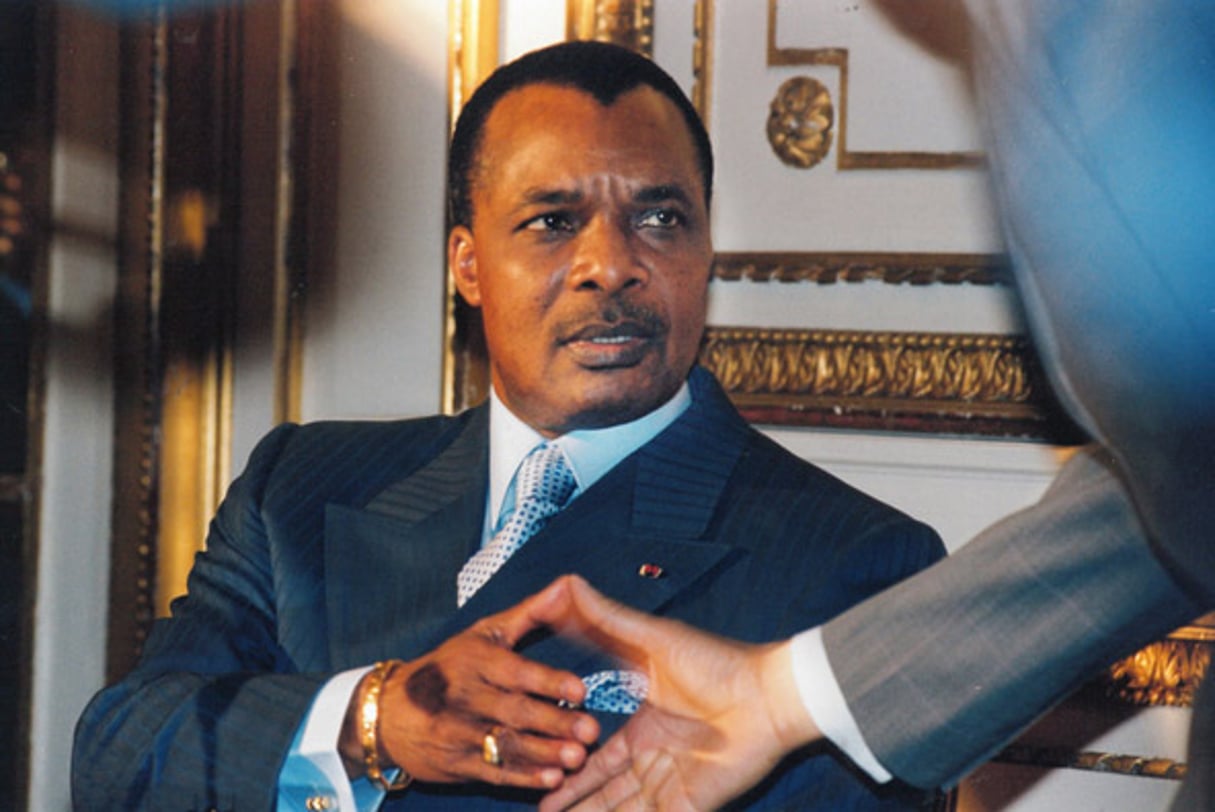 Denis Sassou Nguesso, Président de la république du Congo de 1979 a 1992, de 1992 a 1997 et de 1997 a 2015. © Archives J.A.
