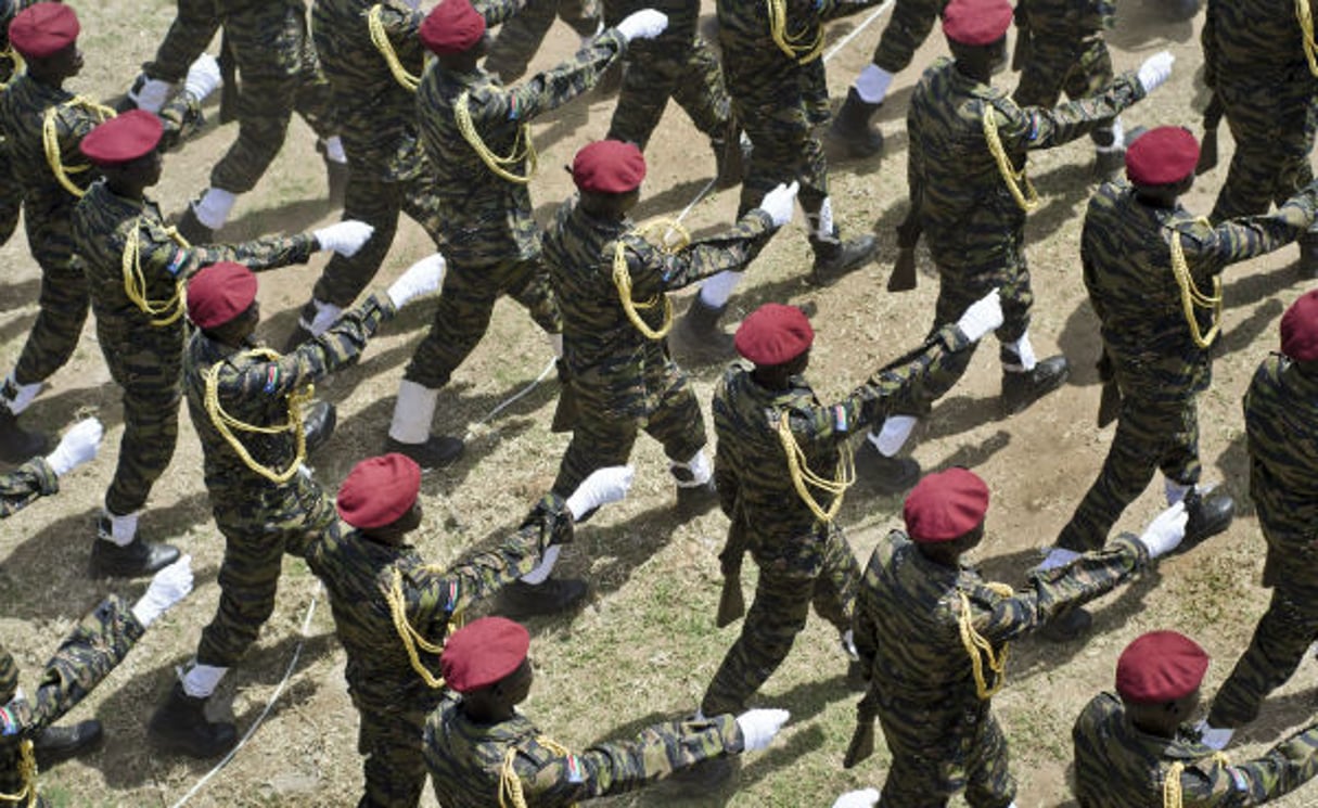 Soldats du Soudan du Sud. © Jason Patinkin/AP/SIPA