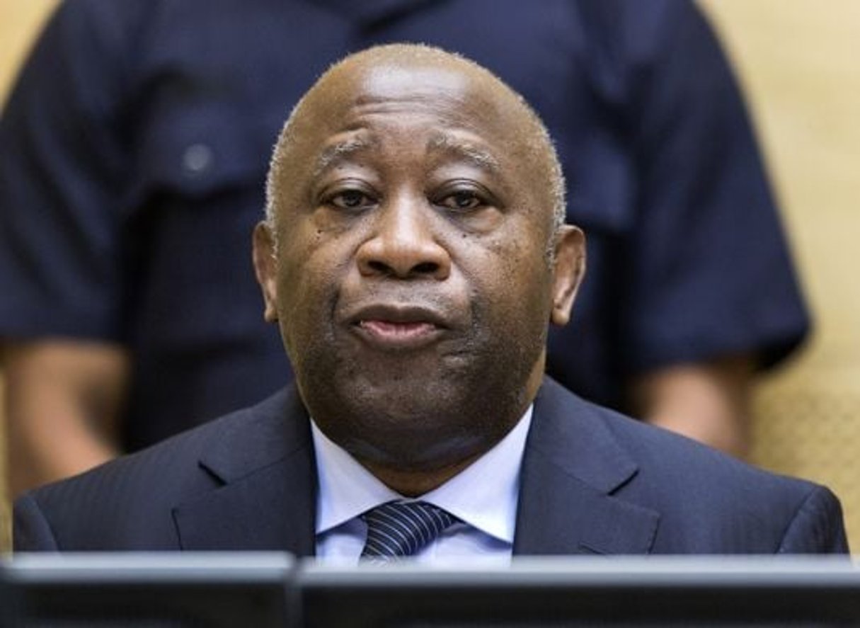 Laurent Gbagbo, le 19 février, devant la Cour pénale internationale, à La Haye. © AP/Michael Kooren
