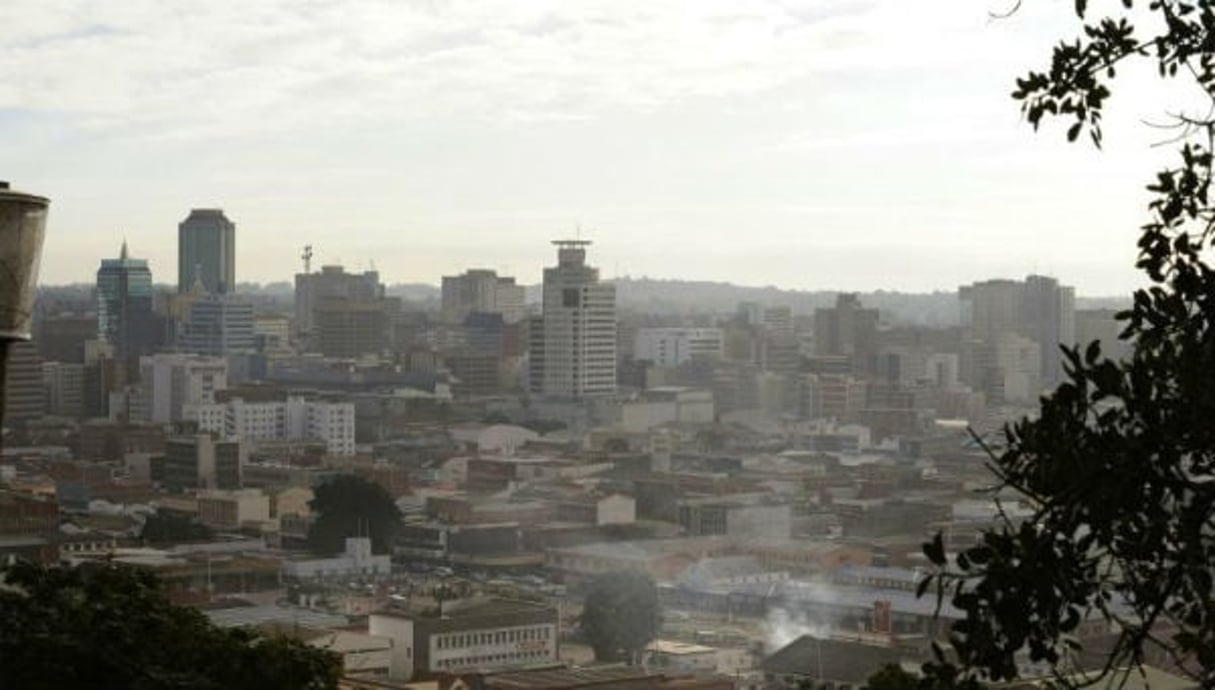 Harare, capitale du Zimbabwe © Alexander Joe/AFP