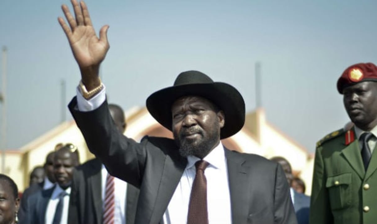 Le président du Soudan du Sud, Salva Kiir, le 18 mars 2015. © Jason Patinkin/AP/SIPA